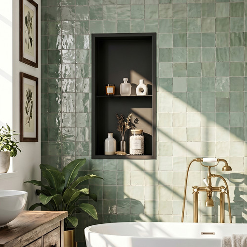 Stainless wall niche insert - stainless,