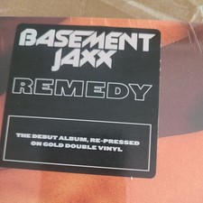 Remedy by Basement Jaxx (Record, 2023) re-presssd ln gold double vinyl