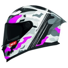 MT Braker Crossover A8 Matt Pink Full Face Motorcycle Motorbike Bike Helmet