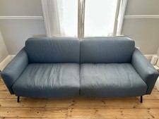 MADE.com Blue 3 Seater Sofa