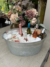 Cold Drinks Tin Shiny Oval