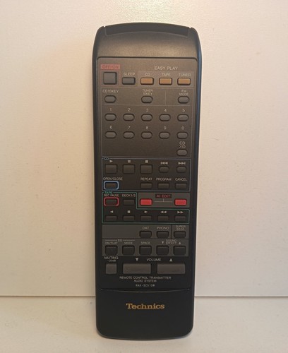 Technics rak sc510w remote - technics, rak-sc510w