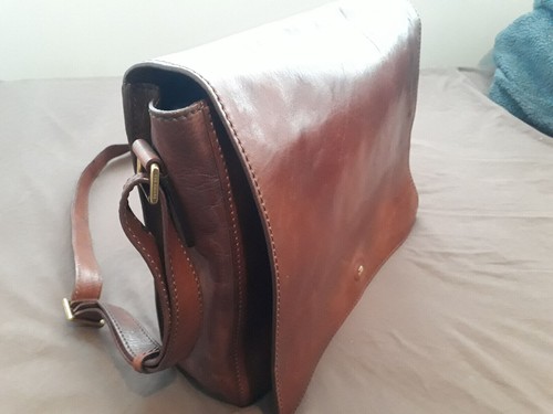 Bridge man leather messenger - bridge,