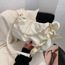 Pleated Shoulder Bag with
