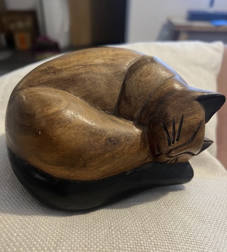 Vintage hand carved wooden - vintage,