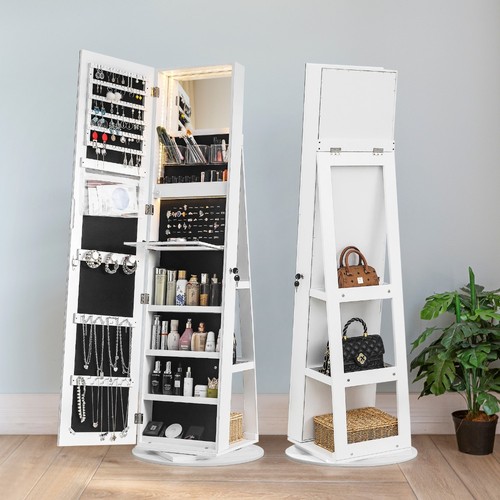 Lockable jewelry cabinet full - lockable,