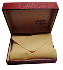 Genuine Breitling Watch Box 1990,S WITH PILLOW FOR 2 WATCHES AND OUTER WATCH BOX