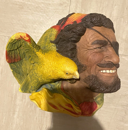 Bossons man with parrot wall - bossons,