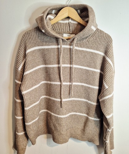 Chunky knit hoodie - m&s,
