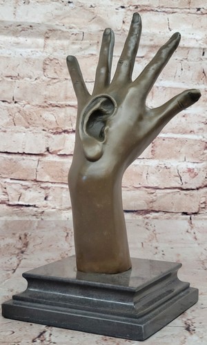 Original abstract hand - original, ear