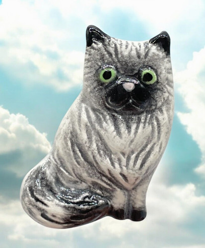 Himalayan cat kitty pin brooch - cat,