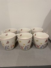 6 x Lesser and Pavey Butterfly Garden Mugs