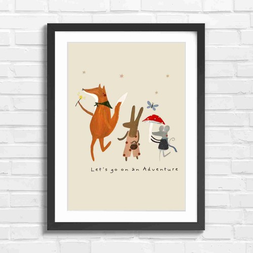 Cute fox rabbit - cute,