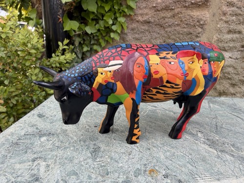 Cowparade bradley cow figurine - cowparade,