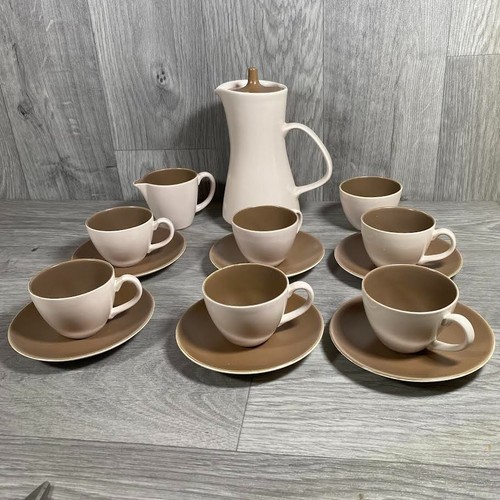 Poole pottery twintone sepia - poole,