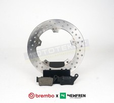 Brembo Rear Brake Disc + Newfren BT1 Pads to fit Husqvarna TR 650 Terra 2013-14