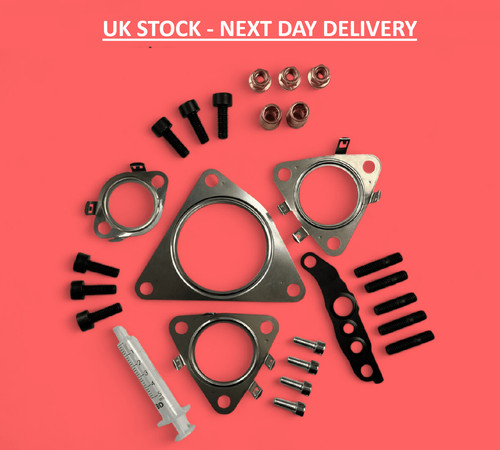 Turbocharger mounting kit for - turbocharger,