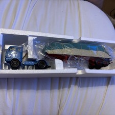 Corgi 1/50 Scale CC13105 - Volvo F88 Sheeted Flatbed Trailer BRS Midlands