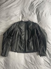 Ladies leather motorcycle