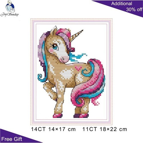 Stamped cross stitch kit for - stamped,