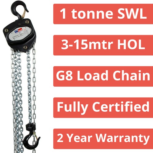 Liftingear tonne chain block - tonne,