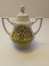 Royal Staffordshire Vintage Ironstone J&G Meakin England Covered Sugar