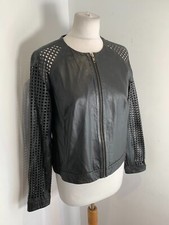 MUUBAA black leather biker
