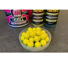 Boilies Mainline Cell Pop Ups Yellow 25x12mm Korda Goo Isotonic & Pineapple Carp