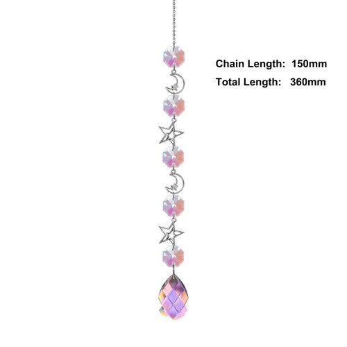 Rainbow crystal bead - rainbow,