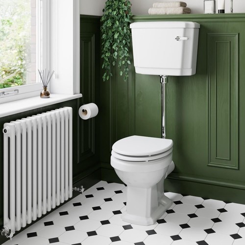 Traditional low level toilet - traditional,