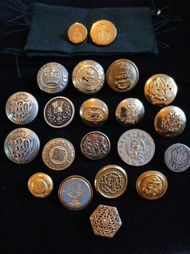 Joblot vintage antique buttons - vintage,