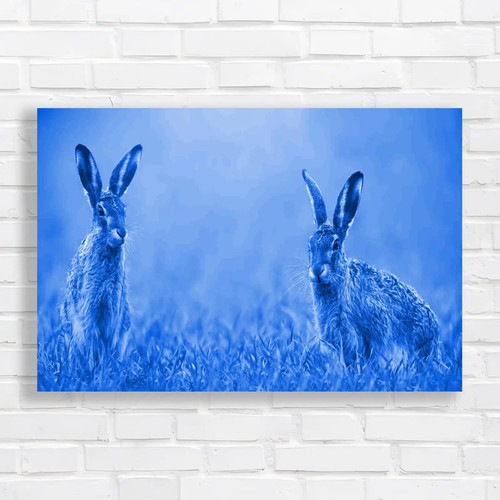 Easter bunny hares - easter,
