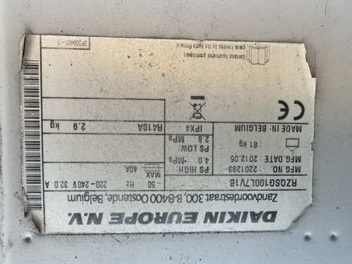 Daiken air conditioning unit - air,