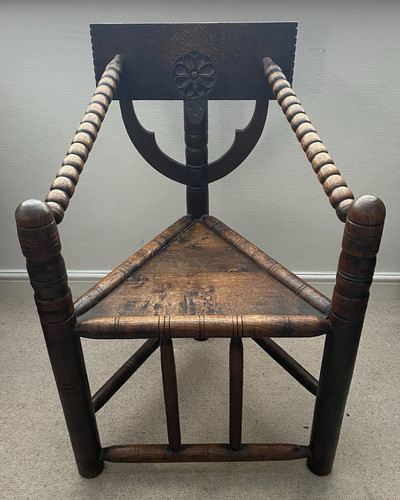 Antique victorian solid - solid, carved