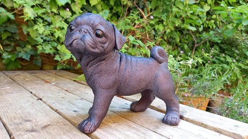Pug dog sculpture - pug, ornament