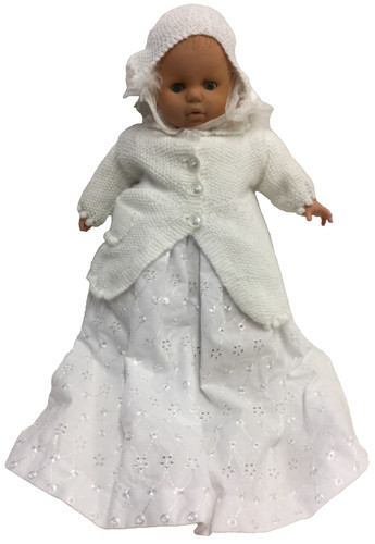 Porcelain doll christening - porcelain,