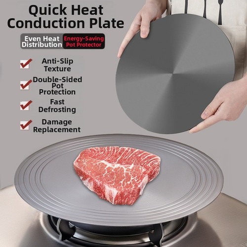 Black aluminum heat diffuser - aluminum,