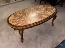 Regency wooden and stone top