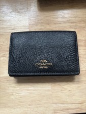 Coach Card Holder Black