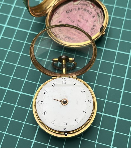Antique fusee pair case pocket - fusee,