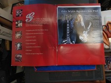 Zakk Wylde Autograph From NAMM 1999 With Gibson Custom Shop Promos In Folder.  .