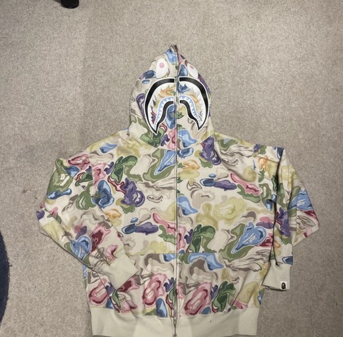 Bape shark multicoloured full - bape,