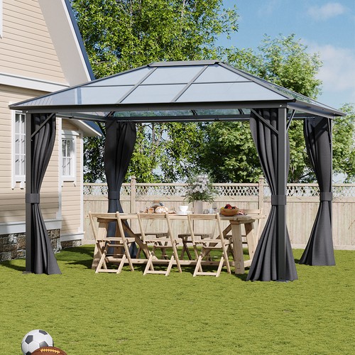 3x3m double roof gazebo - 3x3m, double-roof
