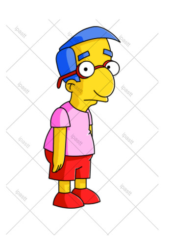Pre cut millhouse simpson - cut,