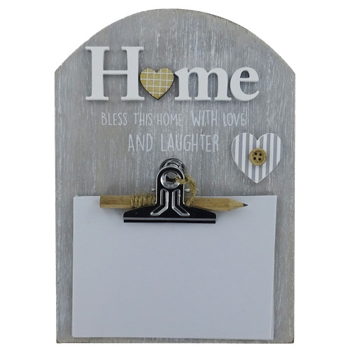 Home clipboard memo notes - home,
