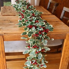 2M Holly Leaves Decor