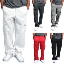 Mens Elasticated Cargo Pants