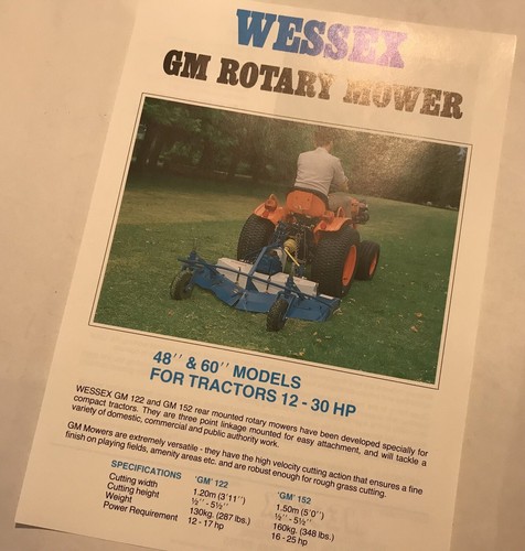 Wessex rotary mower - wessex,
