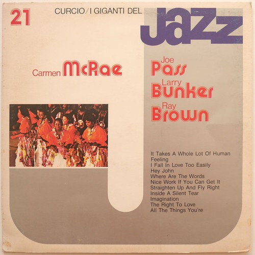 Carmen mcrae joe pass - carmen,