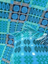 Vintage Blue/Green Welsh wool